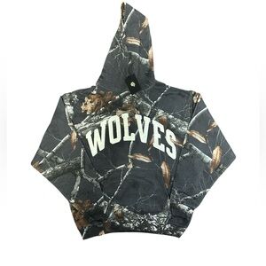 Darc Sport  Storm Blue Woodland Camo Hoodie Size: Large NWT